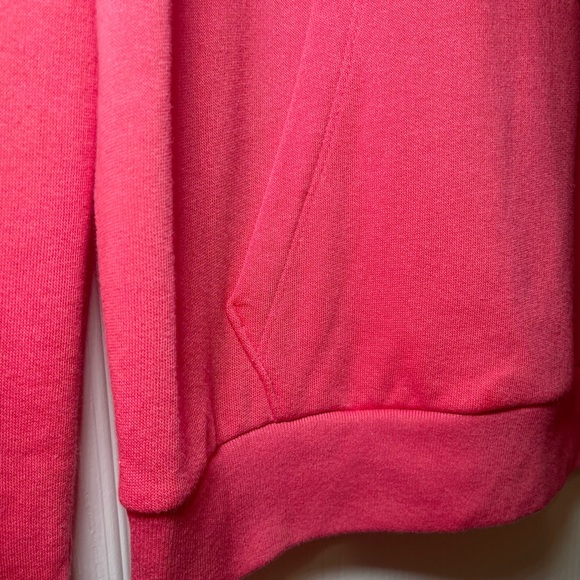 PINK Victoria's Secret Coral Pink Perfect Pullover Lightweight Sweatshirt - Picture 7 of 17